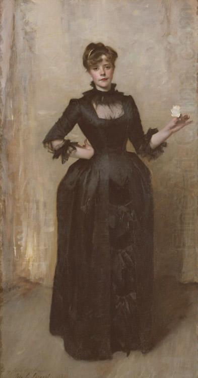 Lady With the Rose(Charlotte Louise Burckhardt 1862-1892) (mk18), John Singer Sargent